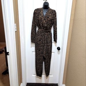 Fashion Nova Tiger Print Jumpsuit